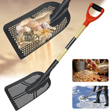 Square Sand Sifter, 47.2'' Manganese Steel Shovel for Beach and Farm Use