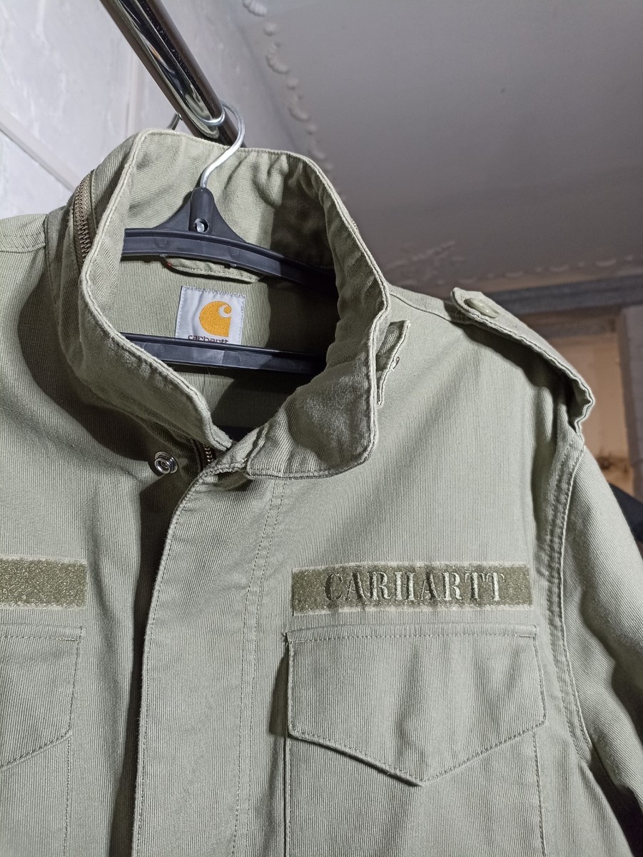 Carhartt WIP Mission Jacket Olive Green Full Zip Military M-65