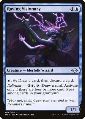 Raving Visionary U Normal Modern Horizons 2 56 NM