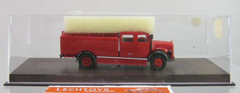 Brekina 1:87 H0, Nr. 4020 Mercedes-Benz L311 Metz TLF 15 Feuerwehr OVP - Bild 1 von 1