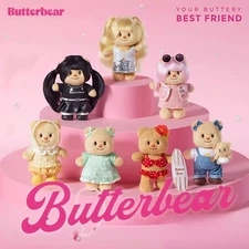 X11 Space Butterbear OOTD Series 5.9" Blind Box Creative Collectible Gift