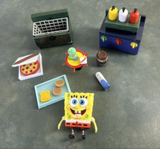 Teeny Tinies SpongeBob Squarepants Krusty Krab Food Playset Incomplete Parts