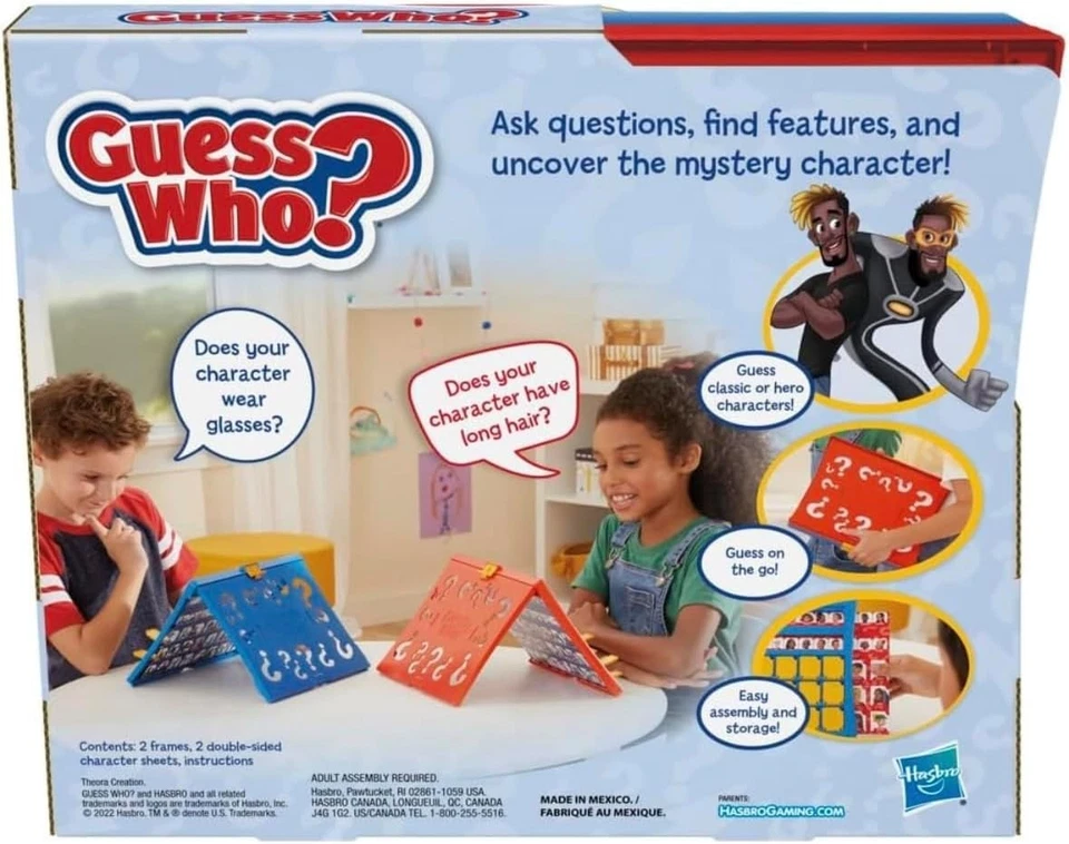 Guess Who? Original Guessing Board Game for Kids, Family Time Games for 2 Player - Image 3 of 4