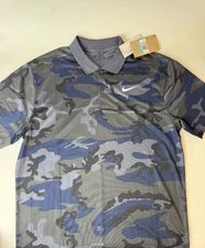 Nike Dri-FIT Victory+ Camo Golf Polo Size Medium