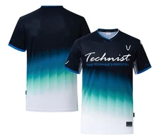 TECHNIST 25F/W Unisex Badminton T-Shirt Sports Training Tee AsiaFit NWT TNT65106