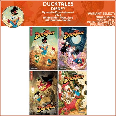 Ducktales (2024) #1 2 3 4 Dynamite Entertainment Disney COVER SELECT