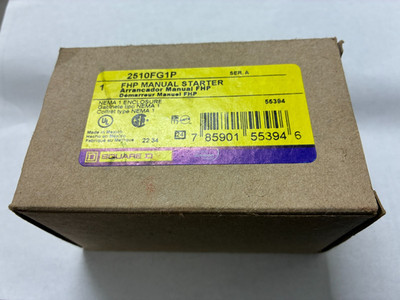 Square D 2510FG1P - FHP Manual Starter NEW IN BOX