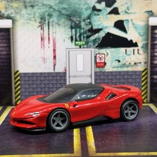 Hot Wheels Ferrari SF90 Stradale Red – Custom Wheel Swap