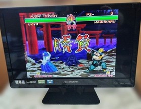 SNK Neo Geo AES NEO-0 Console Complete Set Black Tested Used With Box & Software