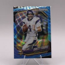 2024 Panini Prizm Brett Favre #110 Blue Wave Prizm /230 Packers