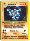 Machamp 8/102 Rare Base Set Pokemon 1st Edition