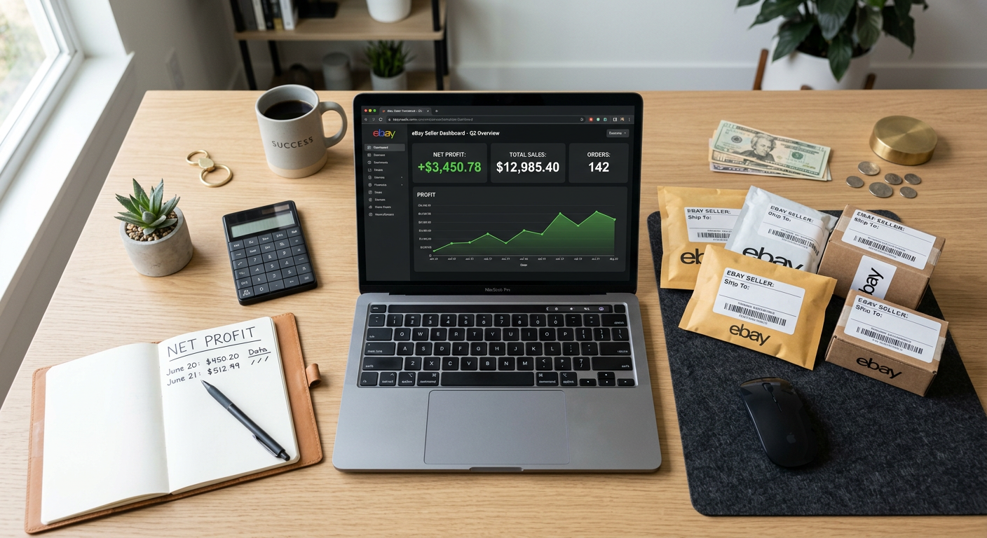 Enventory Example eBay Profit Tracker Spreadsheet Excel Template Inventory Manager ...