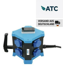 Steckdosenverteiler HEDI m.STATION 230 V, FI-Schutzschalter, Baustelle, Garten