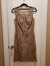 Sue Wong Nocturne Lace Midi Dress Size 10