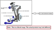 LEFT REAR COMPLETE SUSPENSION ASSEMBLY 2013-2015 SUBARU XV CROSST
