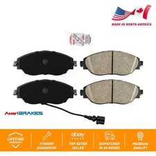 Front Ceramic Disc Brake Pads For Volkswagen Jetta GTI Golf R Arteon Audi S3 CC