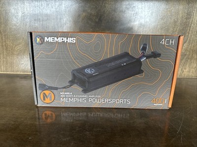 Memphis Audio MX400.4 Powersports 400 Watts 4-Channel Amplifier