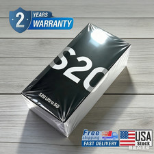 NEW Sealed Samsung Galaxy S20 Ultra 5G SM-G988U1 128GB Factory Unlocked GSM CDMA