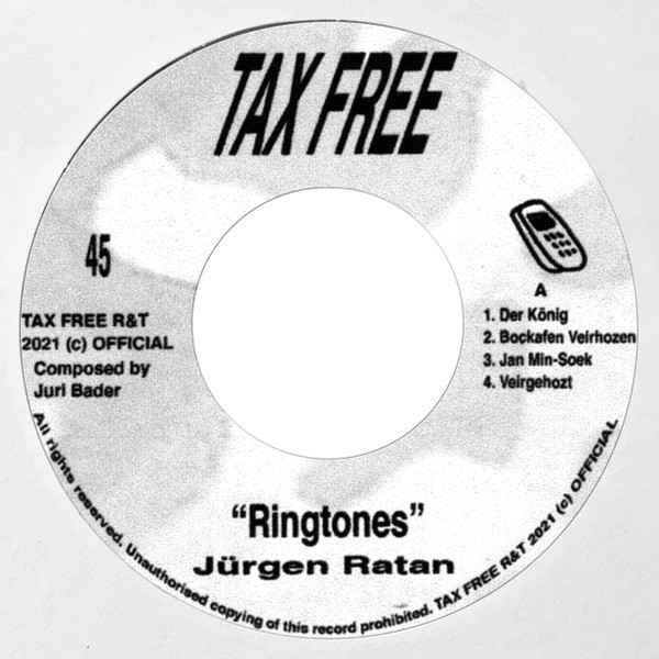 Jürgen Ratan - Ringtones (7") (Very Good Plus (VG+)) - 3786215897