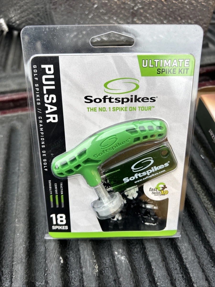New Softspikes Ultimate Spike Kit PULSAR Black / Clear 18 Spikes Fast Twist 3.0
