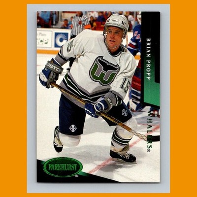 Brian Propp #85 1993-94 Parkhurst Emerald Ice Hartford Whalers Hockey Card NHL