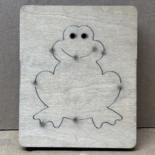 1 Ellison AccuCut Die 6" x 5", Frog #2