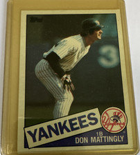 Topps 1985 Topps Don Mattingly #665 Base Set New York Yankees