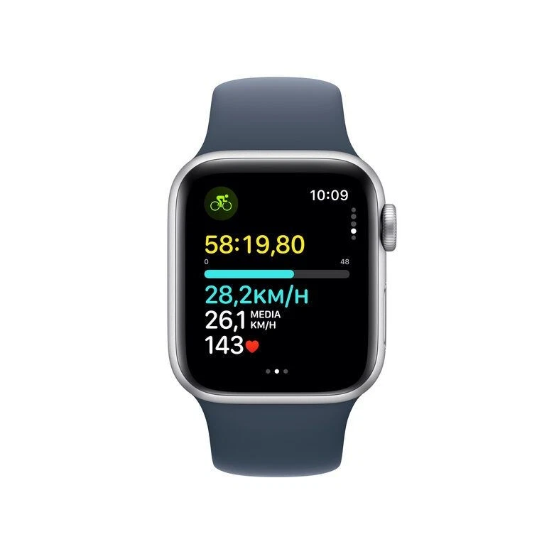 Apple Watch SE GPS + Cellular Cassa 40mm in Alluminio Argento con Cinturino Spor - Immagine 3 di 4