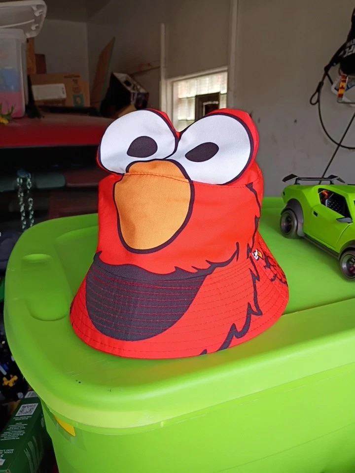 Elmo Face All Over Print Bucket Hat
