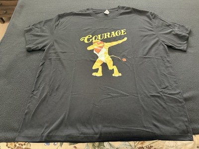 *NEW* Dabbing COWARDLY LION KING Wizard of OZ Crewneck BLACK 2XL Unisex T-Shirt