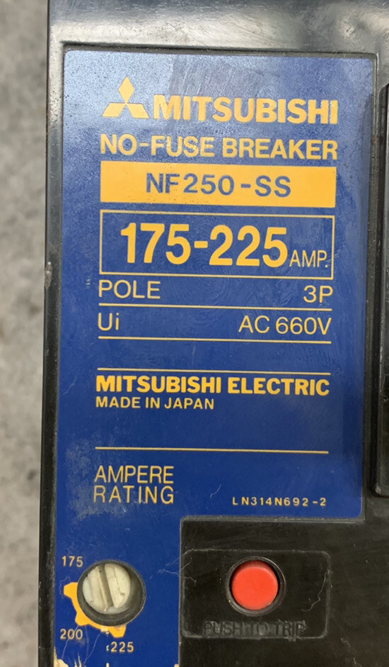 Mitsubishi Nf225-Cs No-Fuse Breaker at best price in Bhavnagar Mitsubishi Nf225-Cs No-Fuse Breaker at best price in Bhavnagar
