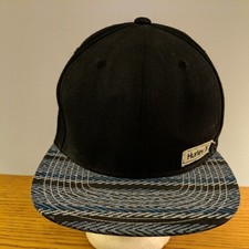 Hurley Black Baseball Hat Cap The Classics Yupoong