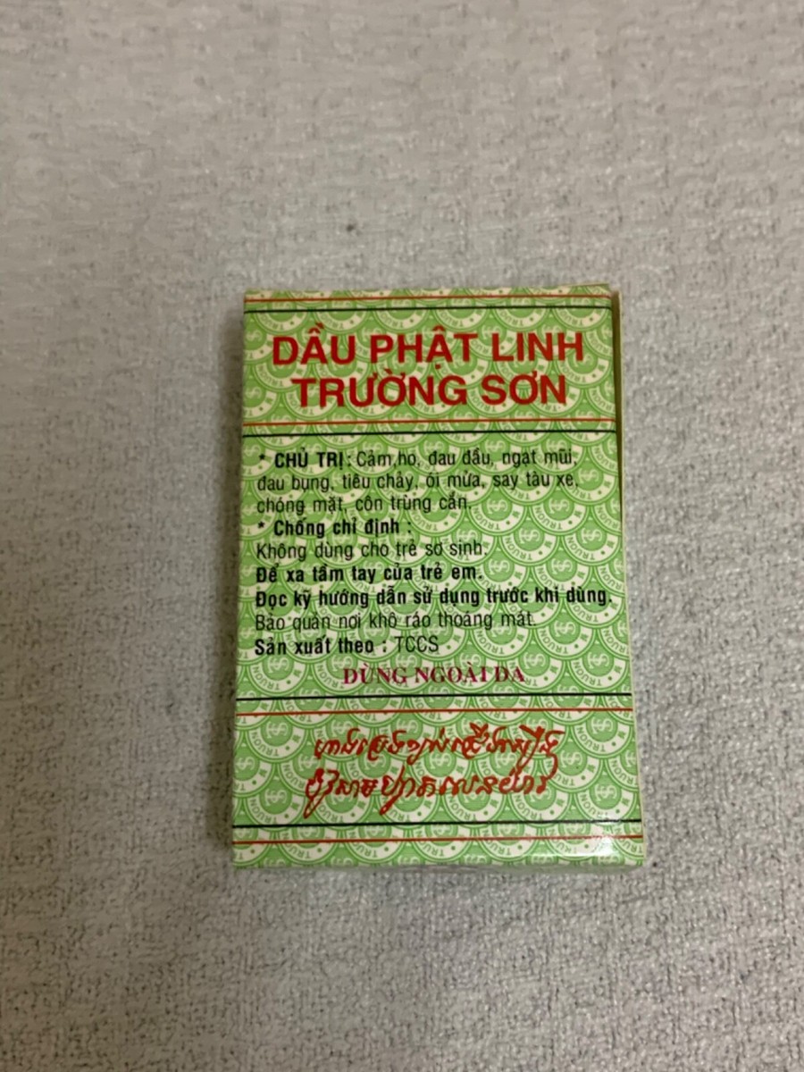 dầu phật linh Amazon.com: 3 X Dau Phat Linh - Truong Son Medicated Oil