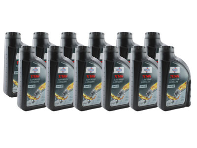 Fuchs 12 Liter TITAN SUPERSYN LONGLIFE SAE 0W-40 Engine Oil 12 x 1L for BMW MB