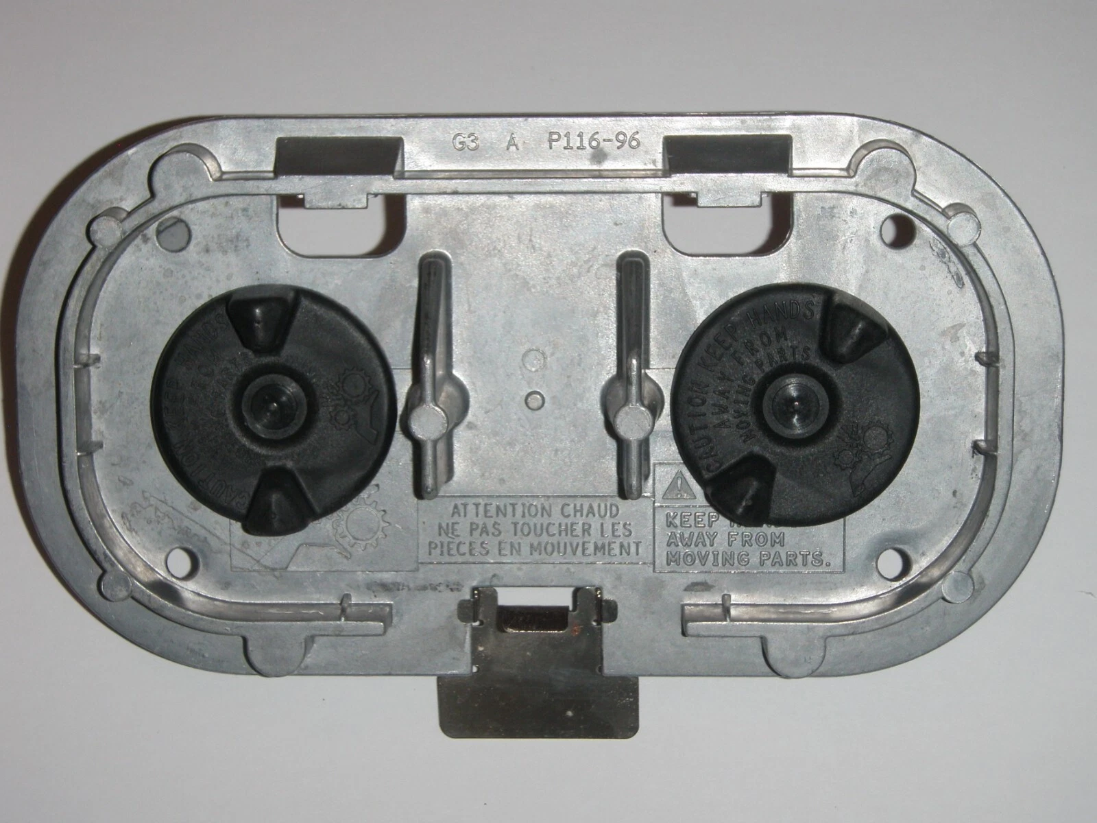 Docking Station with Rotary Drive Couplings for West Bend Breadmaker Model 41088