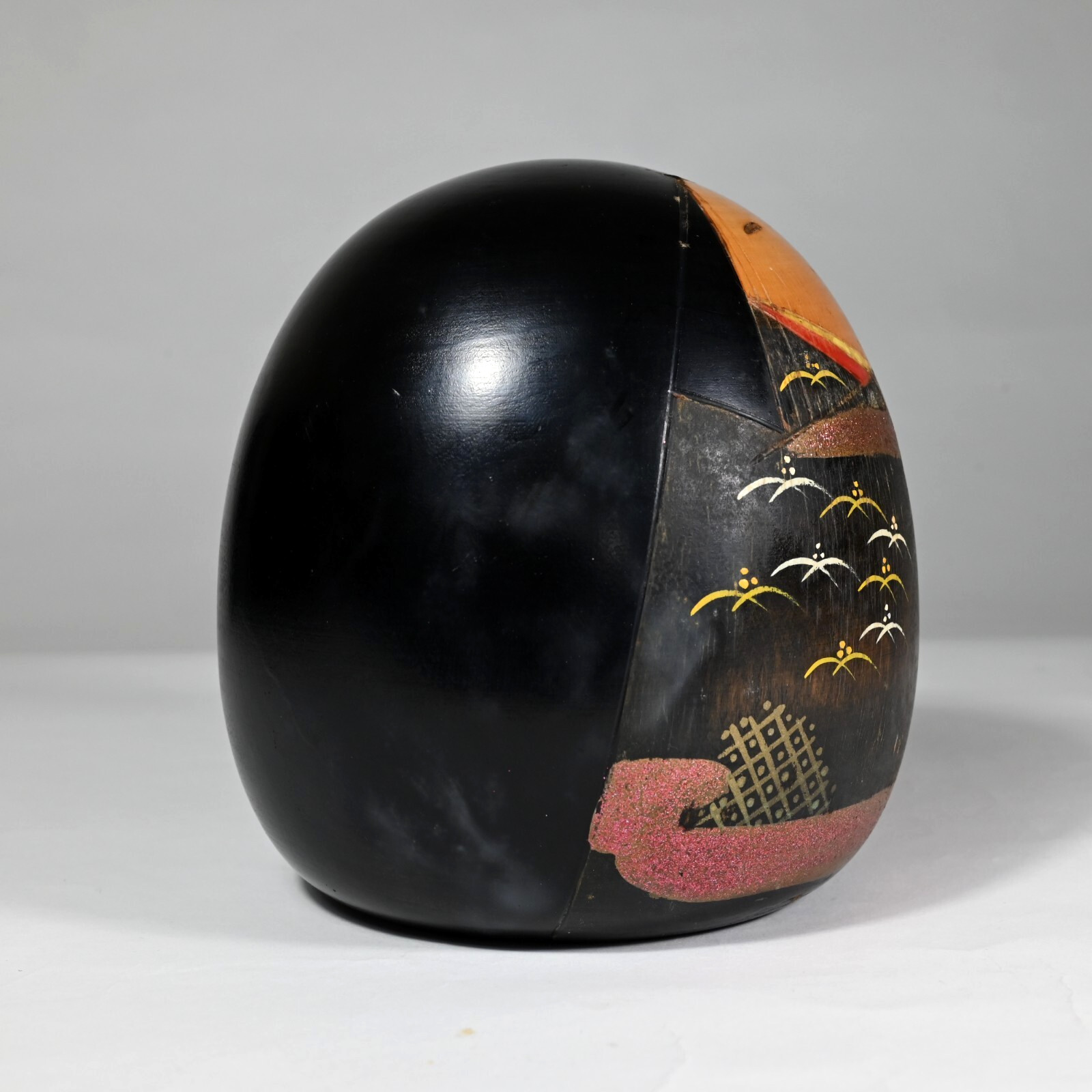 Master TOA SEKIGUCHI "Izayoi" Kokeshi, Signed, 1980s Japan - Large: 5.5" 1.8 lb