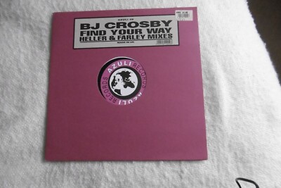 BJ Crosby - Find Your Way - Heller & Farley Mixes - 12'' Single Vinyl