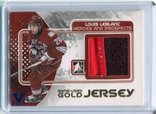 2015-16 ITG Vault Blue 2010-11 Heroes Prospects Gold Louis Leblanc Patch 1/1