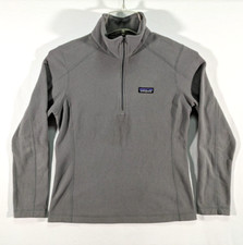 Patagonia Better Sweater Women's Medium Gray 1/4 Zip Fleece Pullover Outdoors