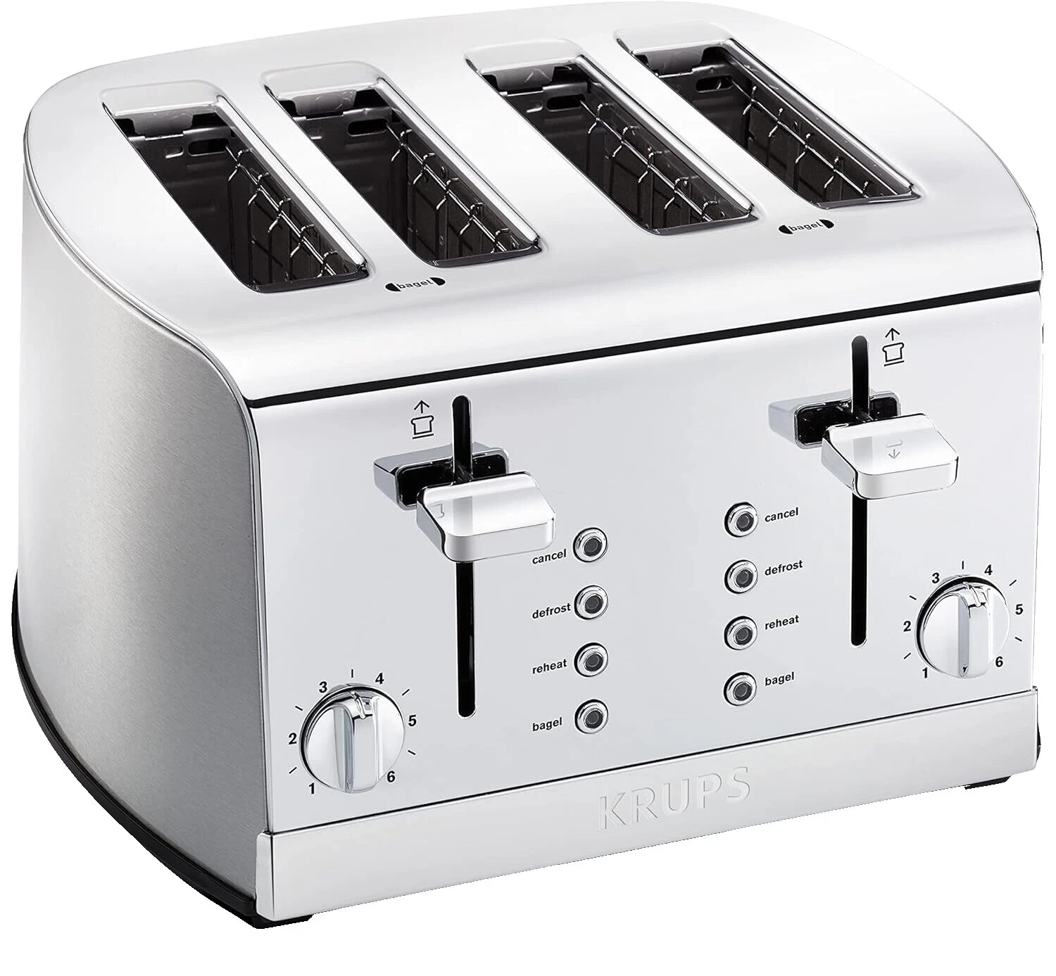 Krups Wide-Slot/Bagel Toaster Toasters 4 Slices