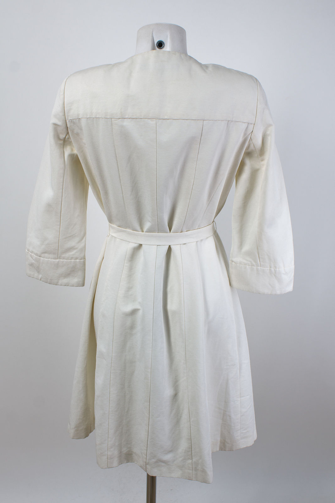 HALLHUBER Mantel Gr. 38 ALinie Baumwolle Sommermantel Abendmantel Coat