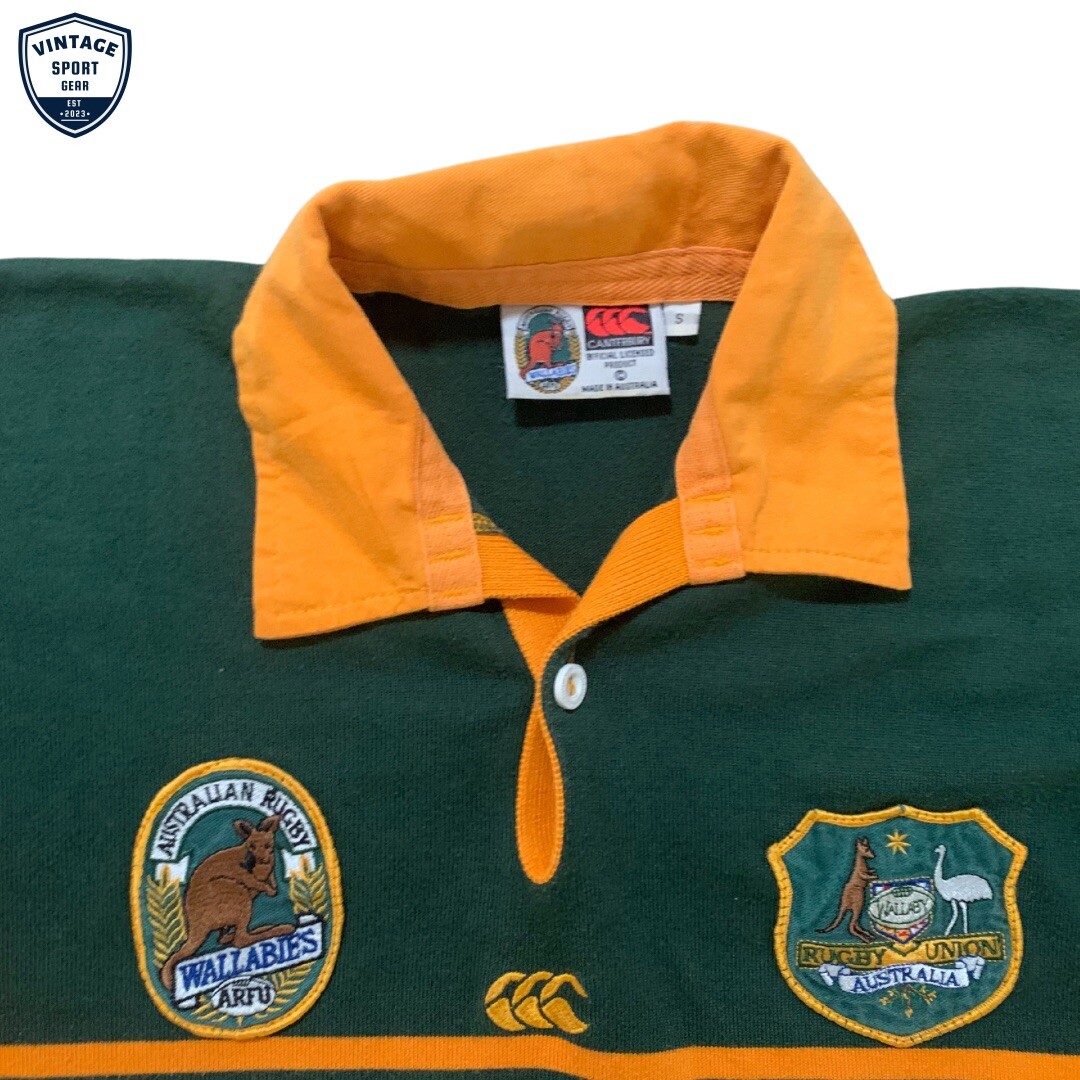 90s Canterbury Wallabies Jersey デッドストック Vintage 90s Wallabies Canterbury Of Australia Rugby Shirt