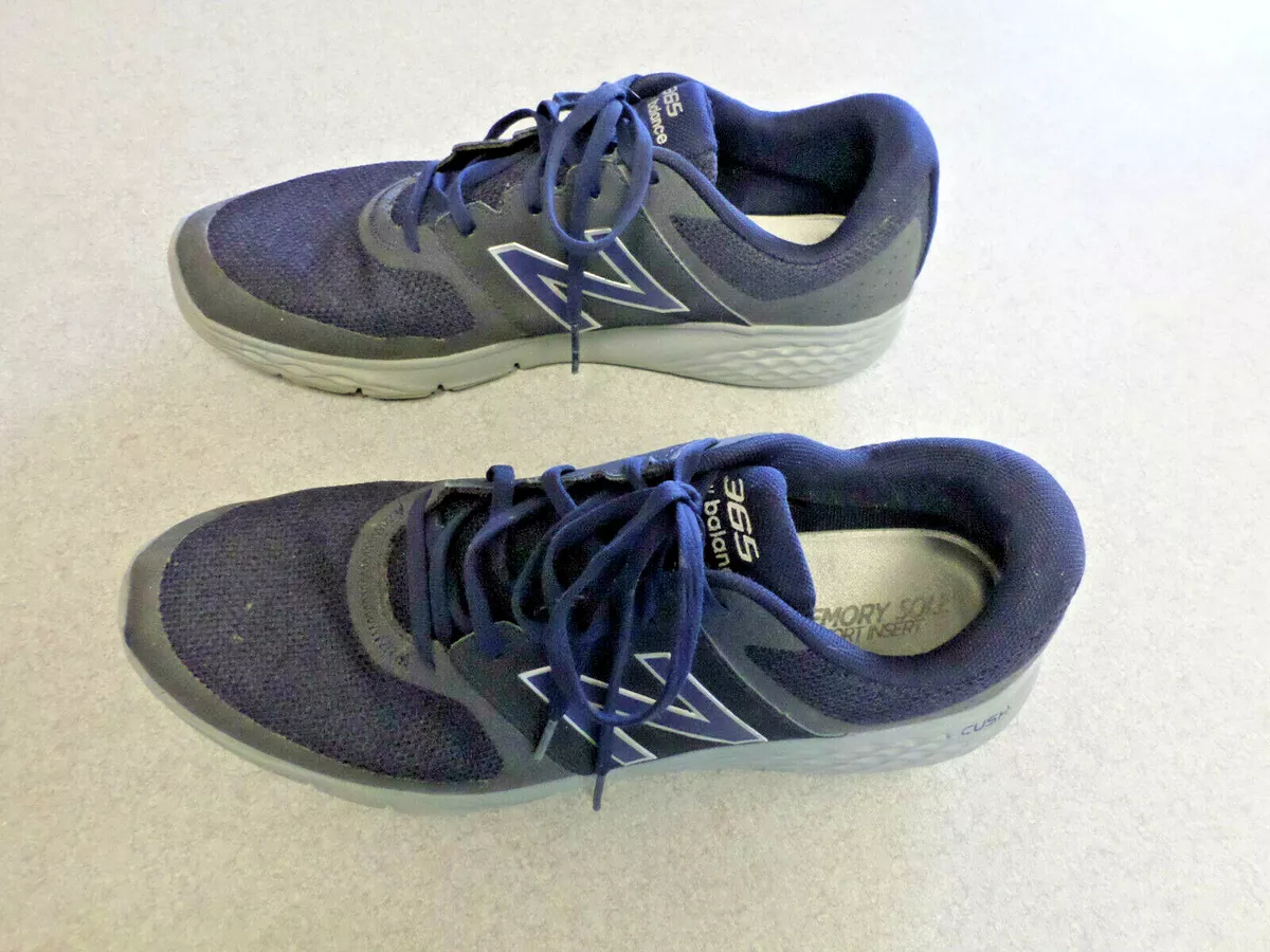 Navy running shoes top