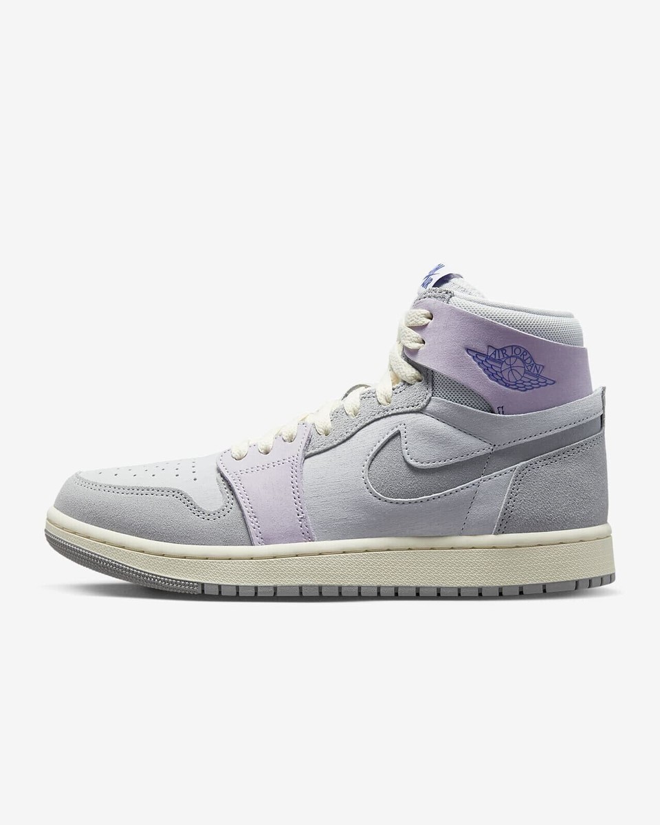 Size 11.5 - Air Jordan 1 Zoom Comfort 2 High Barely Grape W for