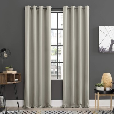 Soho 2-Pack Pearl Blackout Grommet Curtain Panels, 54'' x 108'' - Modern Style