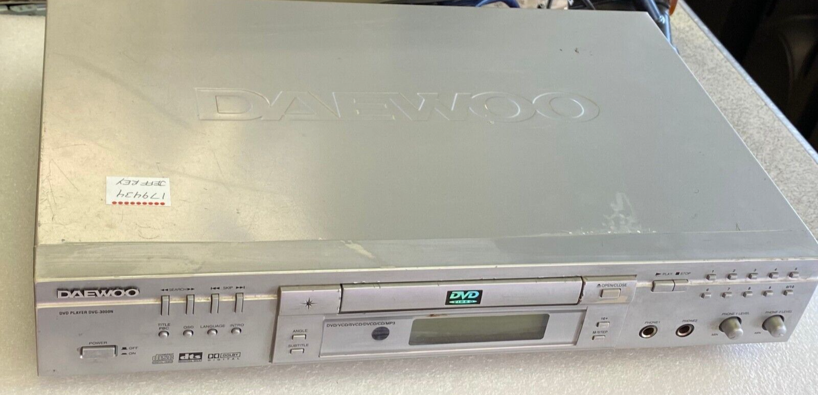 Daewoo DVD Player SD-8100P User Guide : Free Download, Borrow, and