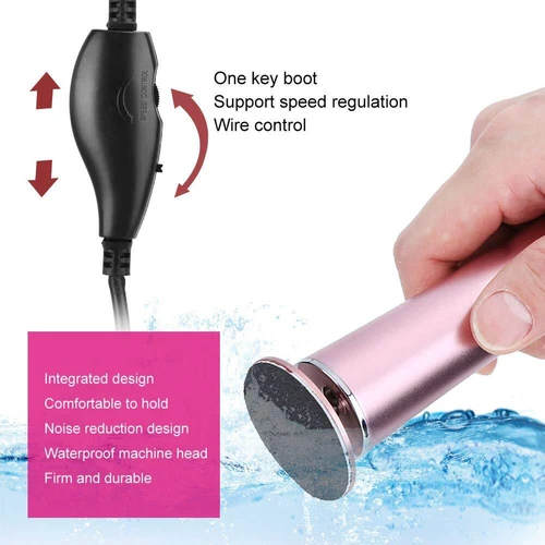 Electric Foot File Callus Remover Dead Skin Removal Foot Grinder Pedicure Tool - Bild 5 von 18