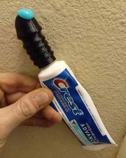 Prank Gift PENIS TOOTH PASTE CAP  qty (2) DICK Toothpaste BLACK GAG GIFT