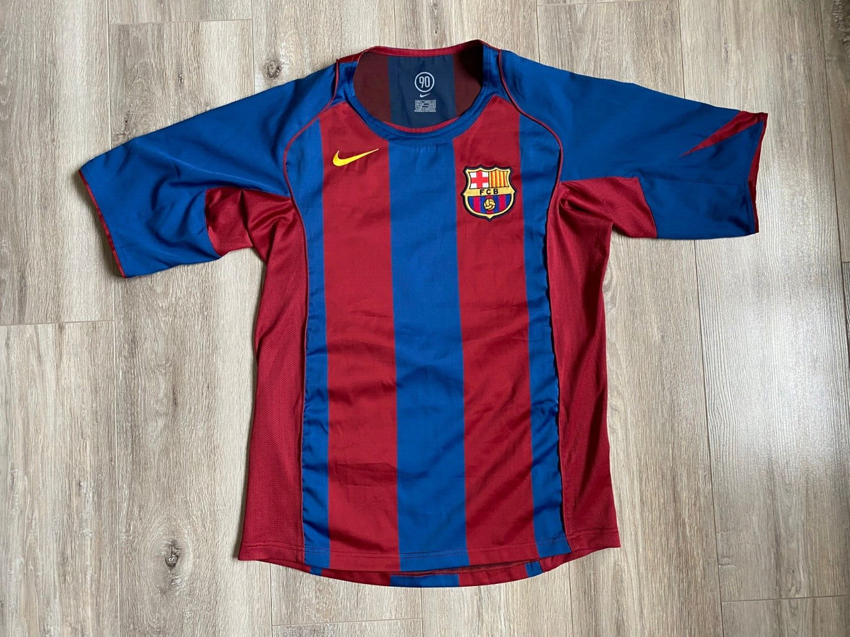 Barcelona Home football shirt 2004/2005 Jersey Soccer Nike Spain