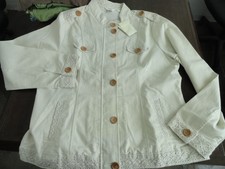 New Christopher & Banks Ivory Lace Jacket Xl Vintage Romantic Princess
